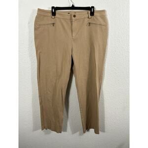 Lauren‎ Ralph Lauren Equestrian Pants Womens 16W Beige Cotton Blend